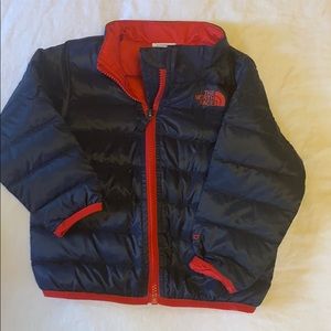 Infant inverse down jacket